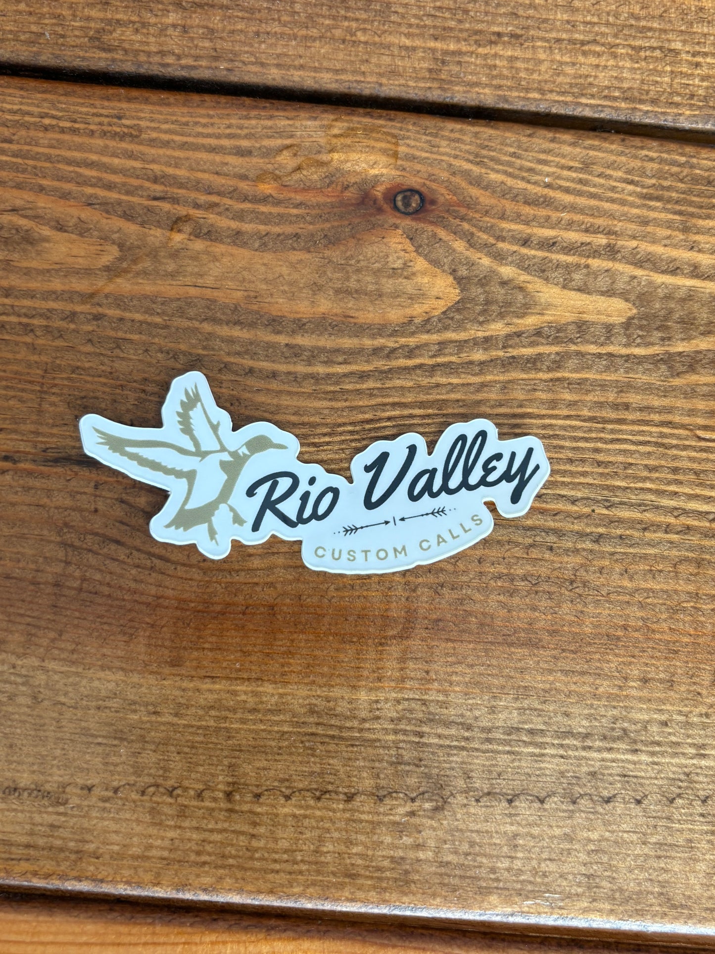 Rio Valley Custom Calls Duck Logo Sticker